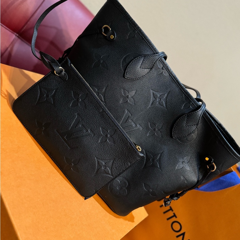 Louis Vuitton Black Tote Bag